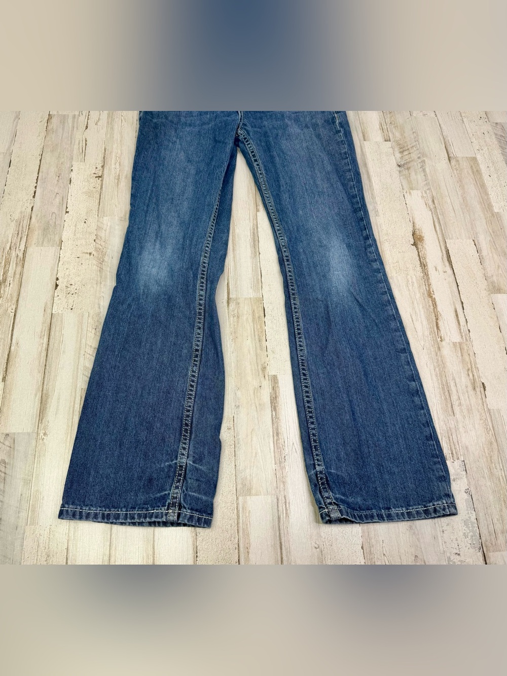 Silver Jeans Womens 14 (29x29) Zane Straight Fit Mid Rise Dark Wash Denim - Picture 3 of 13